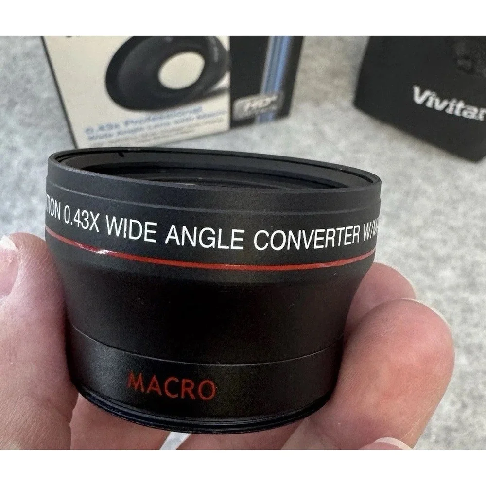 Vivitar 0.43x Professional 40.5mm Wide Angle Lens With Macro
